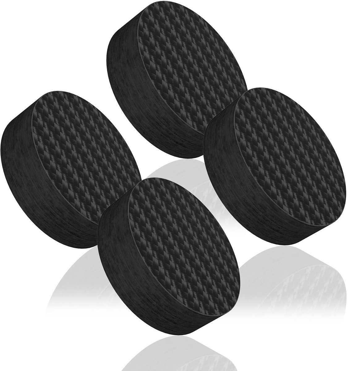 Luidspreker demper mat 40 mm x 10 mm - Trillingsdemper - Absorberende voeten - Verbeter geluidskwaliteit - ShopVlot