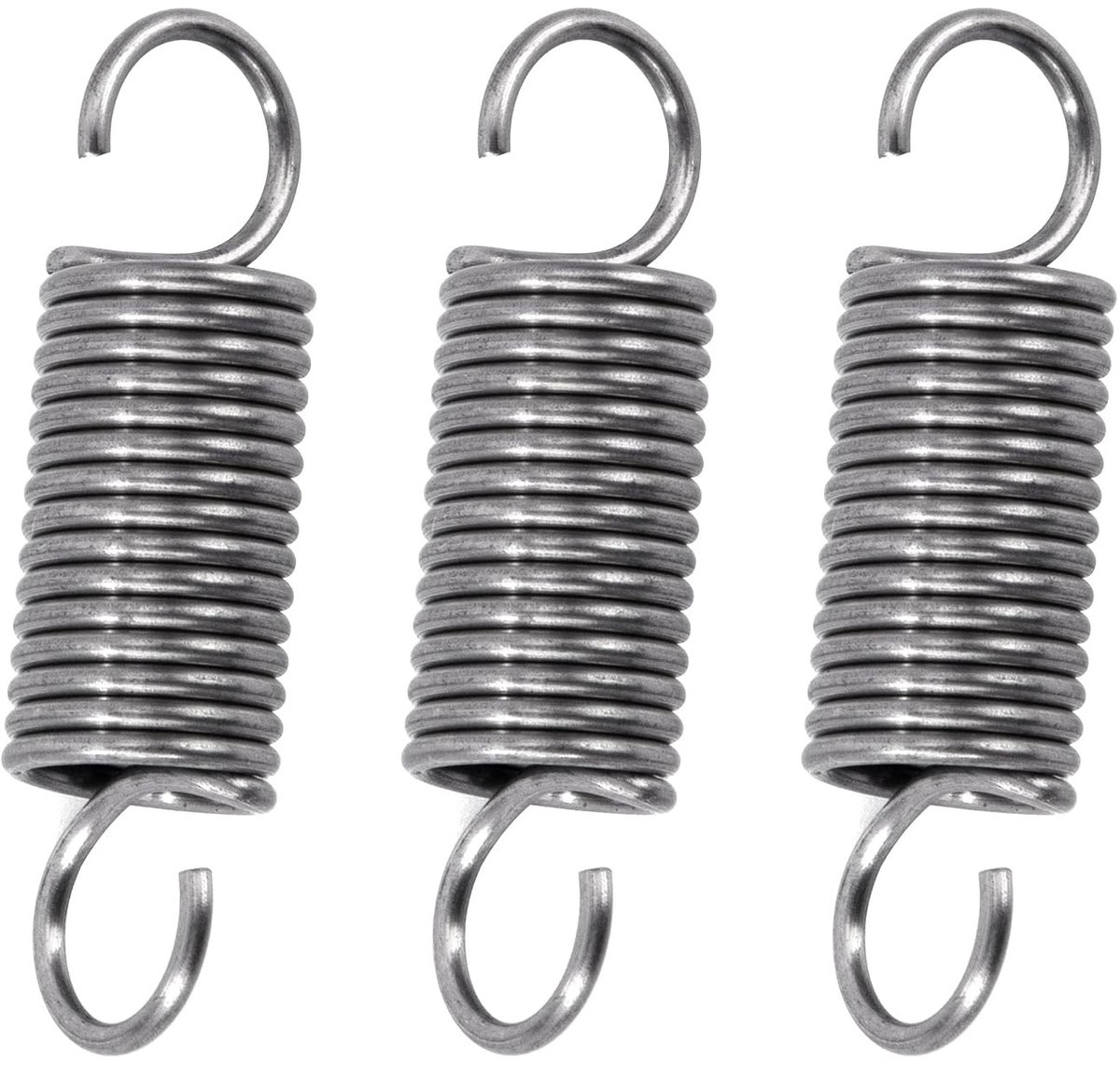 Tension Springs 35mm met Dubbele Haak, RVS Draad, 1.2mm Dikte, Ideaal voor Trainen en Bevestigen, 4 Stuks