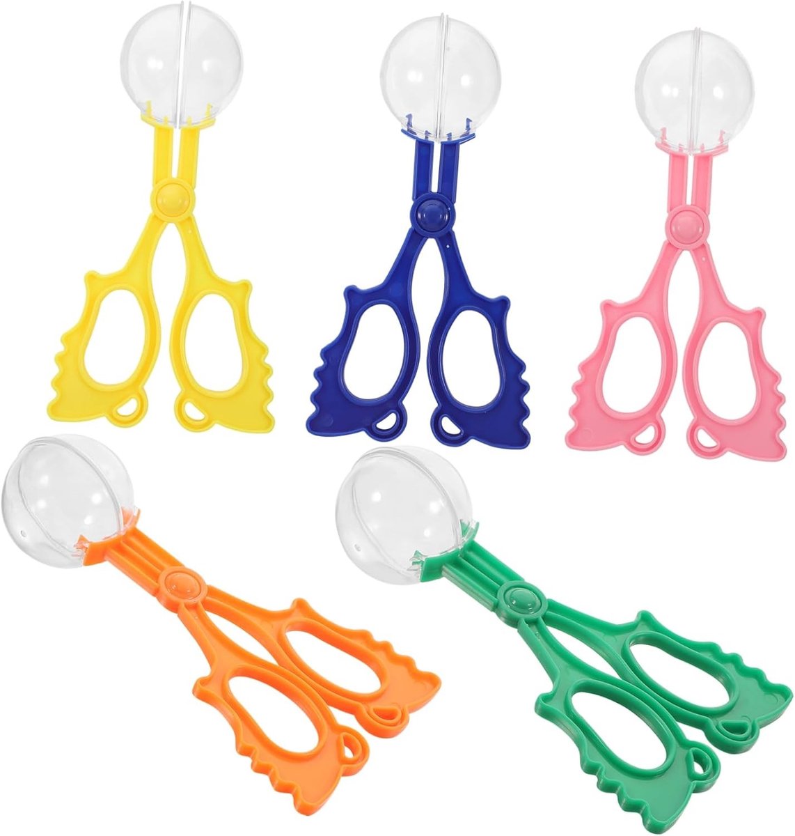 Set van 5 Plastic Schepjes en Tangen voor Sensory Water Speelgoed - Praktische Tuinaccessoires en Plantentangen voor Kinderen en Kleine Dieren