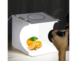 Fotostudio Lichtbak - Mini Studio Tent - Producten Fotograferen - Verstelbare Kleurtemperatuur - 24 x 23 x 23 cm - Wit