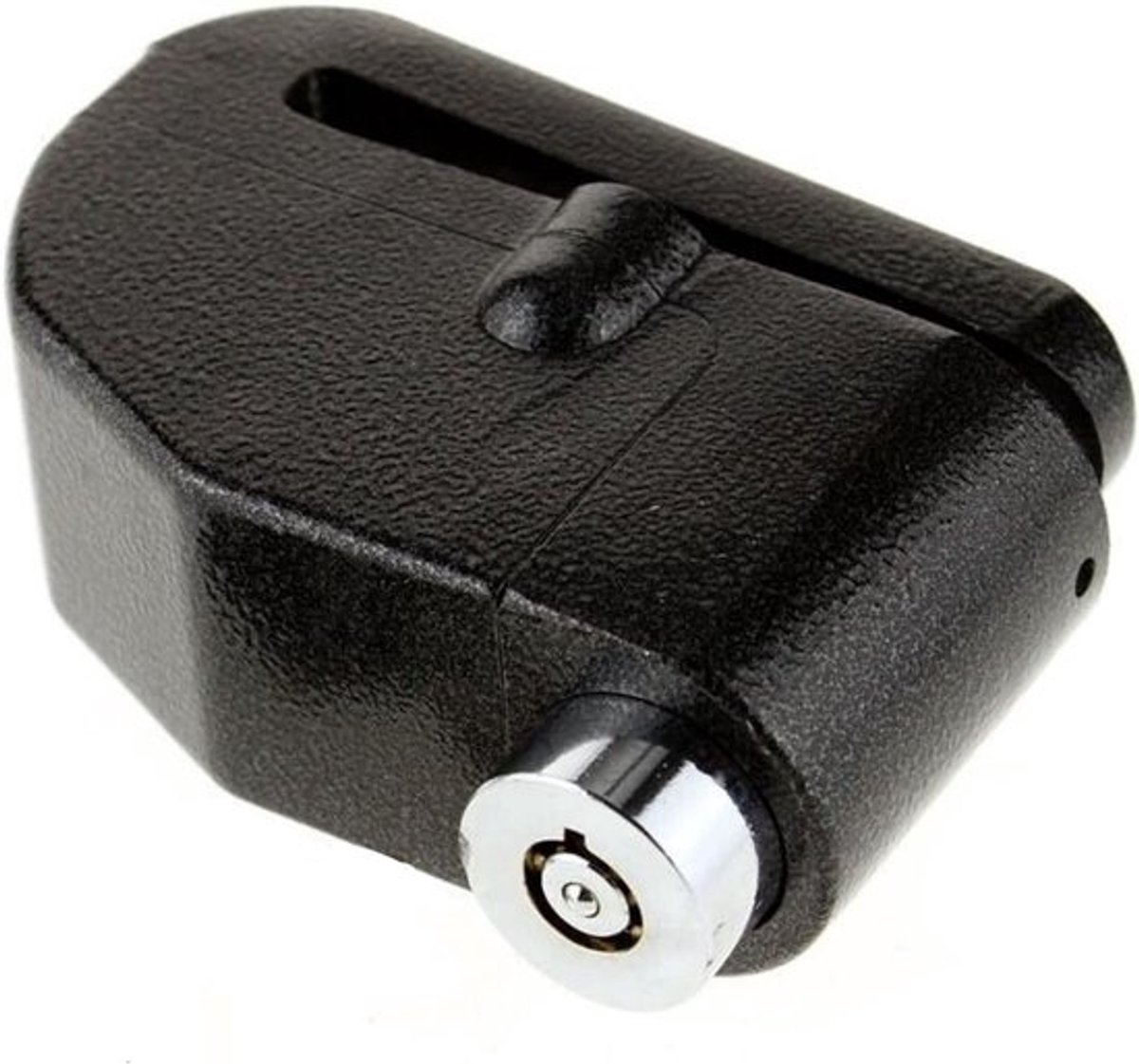 Motorfiets Disc Lock - Alarm Slot - Diefstal Beveiliging - Waterdicht Staal - 18 x 10 x 1 cm - Zwart