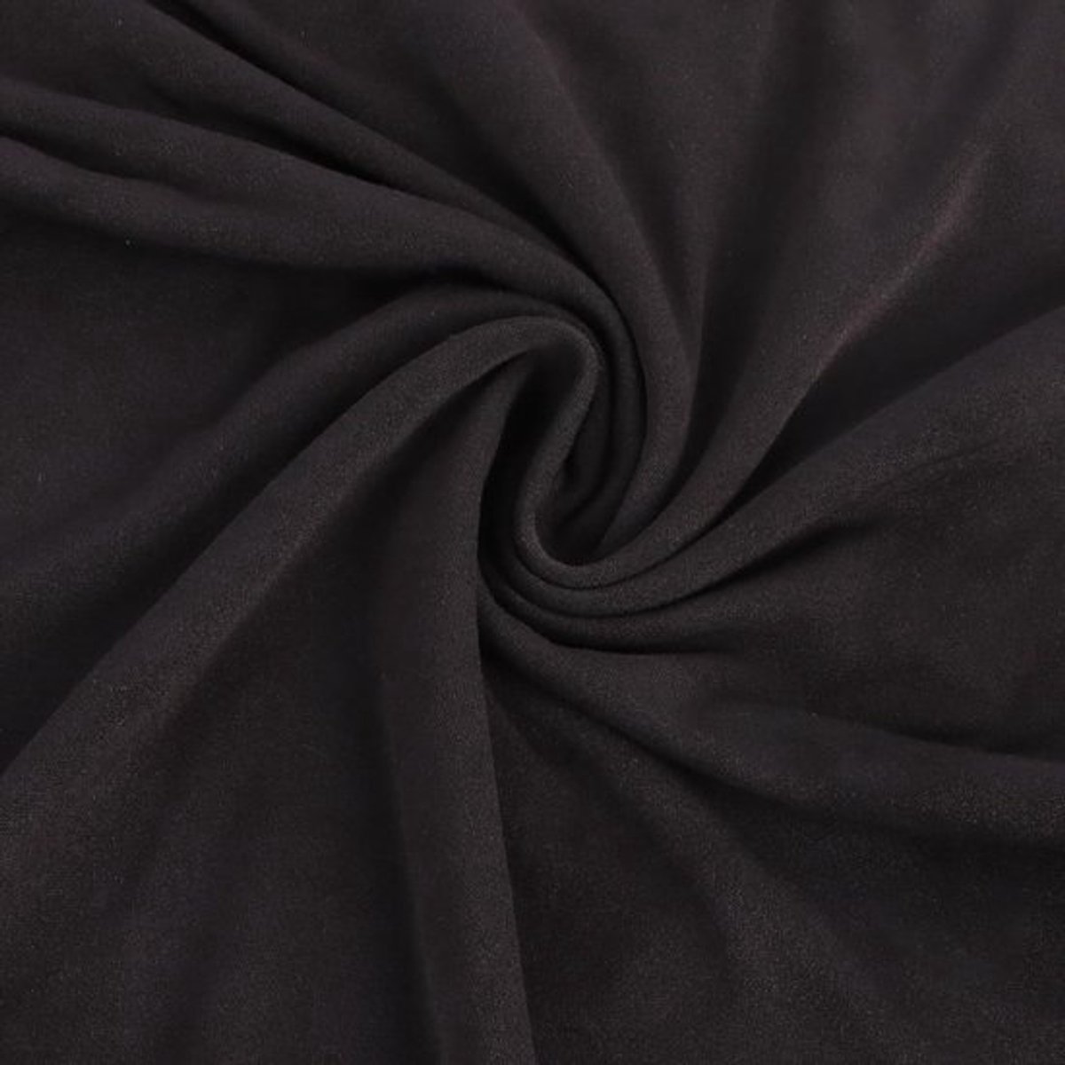 4x Stretchy Barstoel Hoezen met Rugleuning - Universele Afneembare Stoelhoezen Zwart