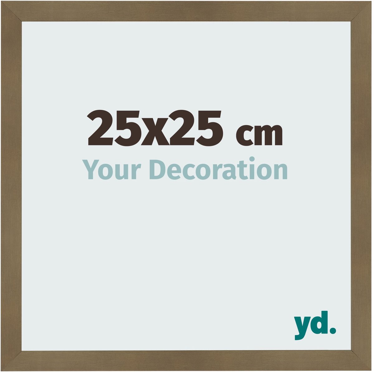 Your Decoration - Fotolijst 25x25 cm - MDF - Brons Decor - Bologna