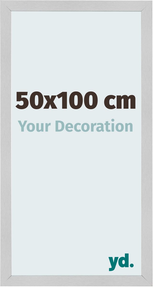 Your Decoration - Fotolijst 50x100 cm - MDF - Edelstaal - Bologna