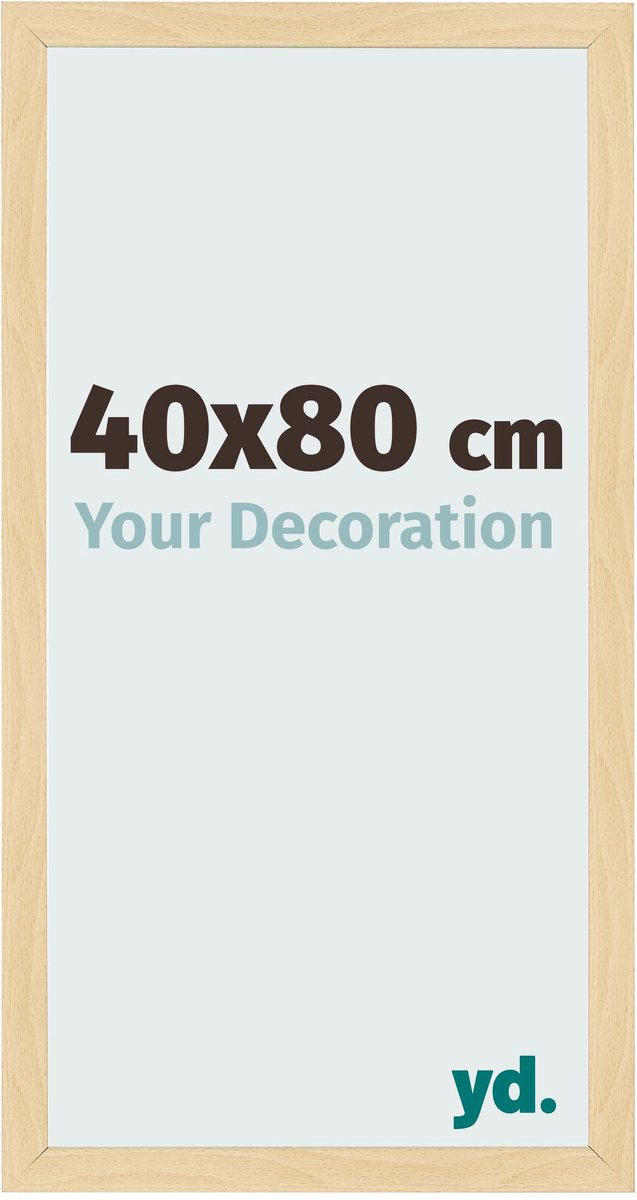 Your Decoration - Fotolijst 40x80 cm - MDF - Beuken Decor - Bologna