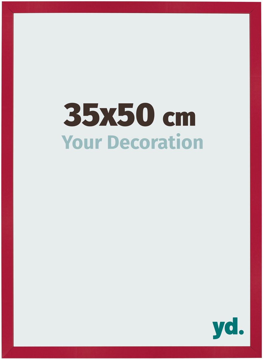 Your Decoration - Fotolijst 35x50 cm - MDF - Rood - Bologna