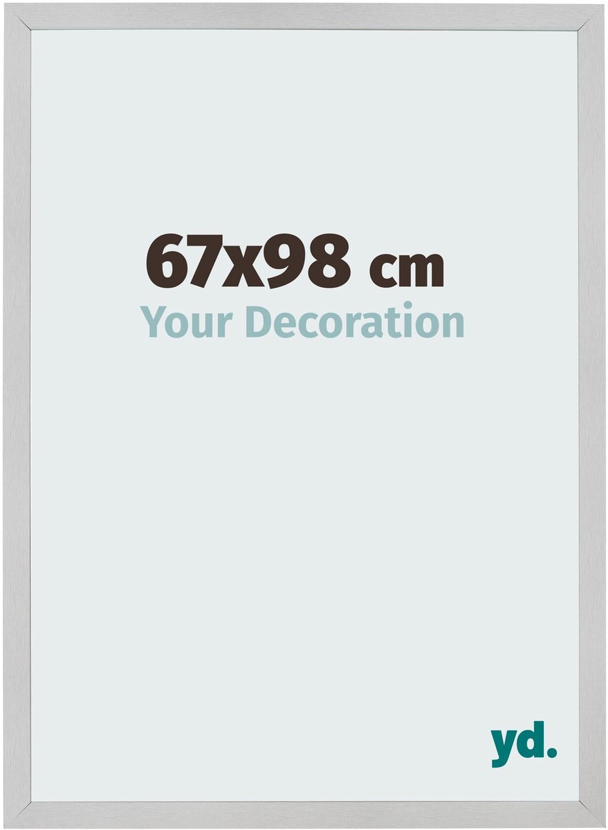 Your Decoration - Fotolijst 67x98 cm - MDF - Edelstaal - Bologna