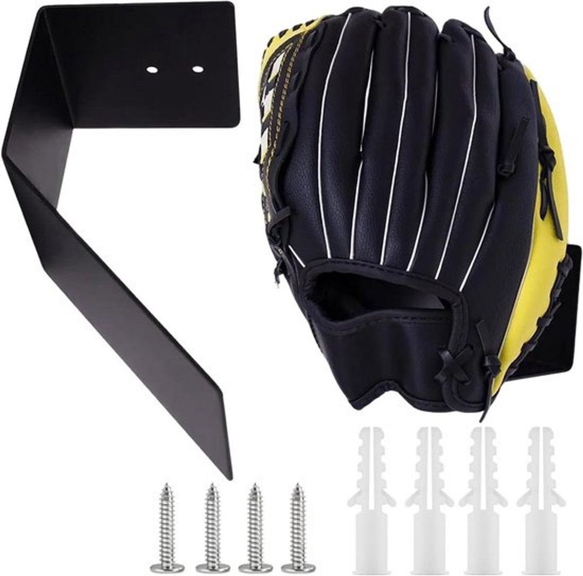 Honkbalhandschoen Houder - Handschoen Stand - Sport Decoratie - Vormbehoud - 13 x 8 x 8 cm - Enkel kenmerk