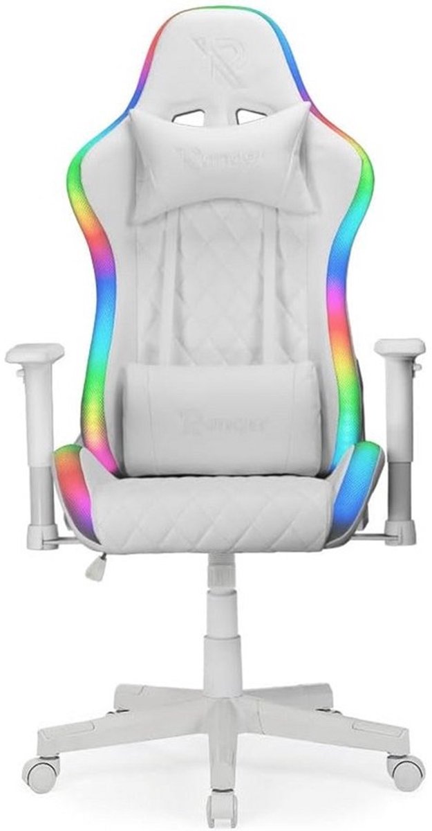 Ergonomische Stof Gaming Ziestel met RGB/LED Verlichting voor Lange Speelsessies