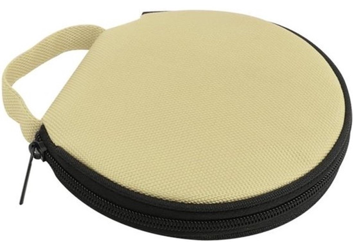 CD Tas Opslag - DVD Organizer Disc Wallet - Muziek Luisteren - Beschermt Tegen Krassen - 20 CD's - Geel