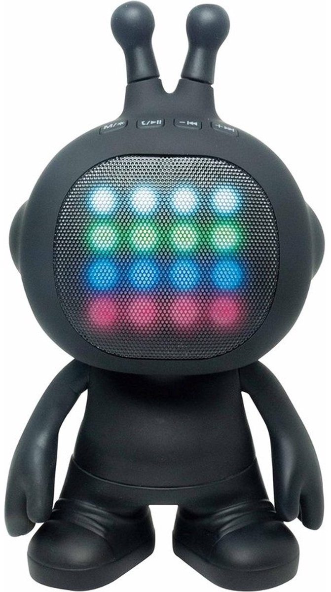 Draagbare Speaker - Feest Speaker - Muziek Luisteren - LED Lichteffecten - 3 Watt - Zwart