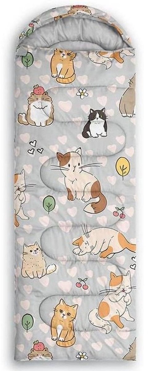 Mummy Slaapzak - Kampeerslaapzak Outdoor - Warm Kamperen - Waterdicht Polyester - 230 cm - Multi