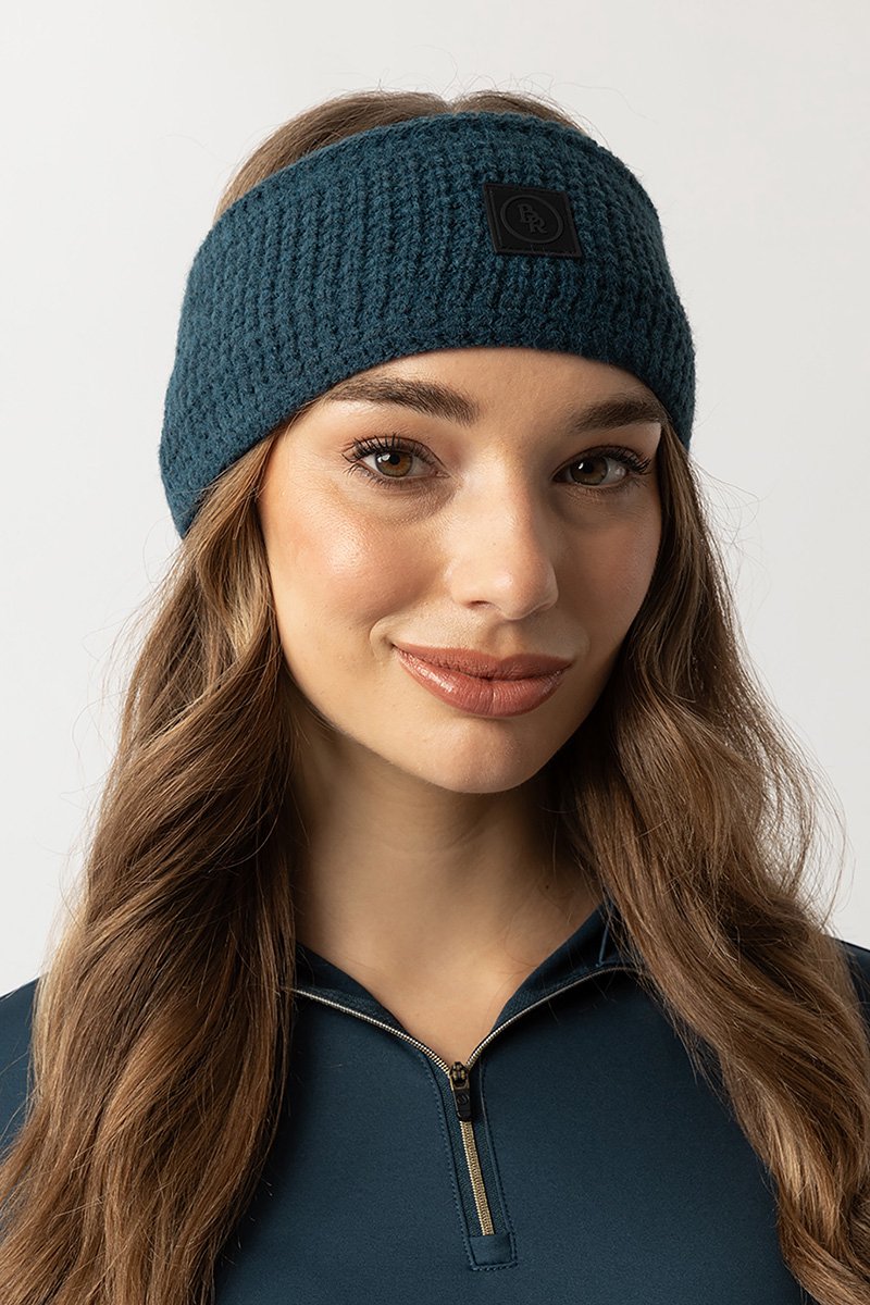 Hoofdband Lisabeth AW26 Stratifield Sea | Zwart | Mutsen/ sjaals ruiter