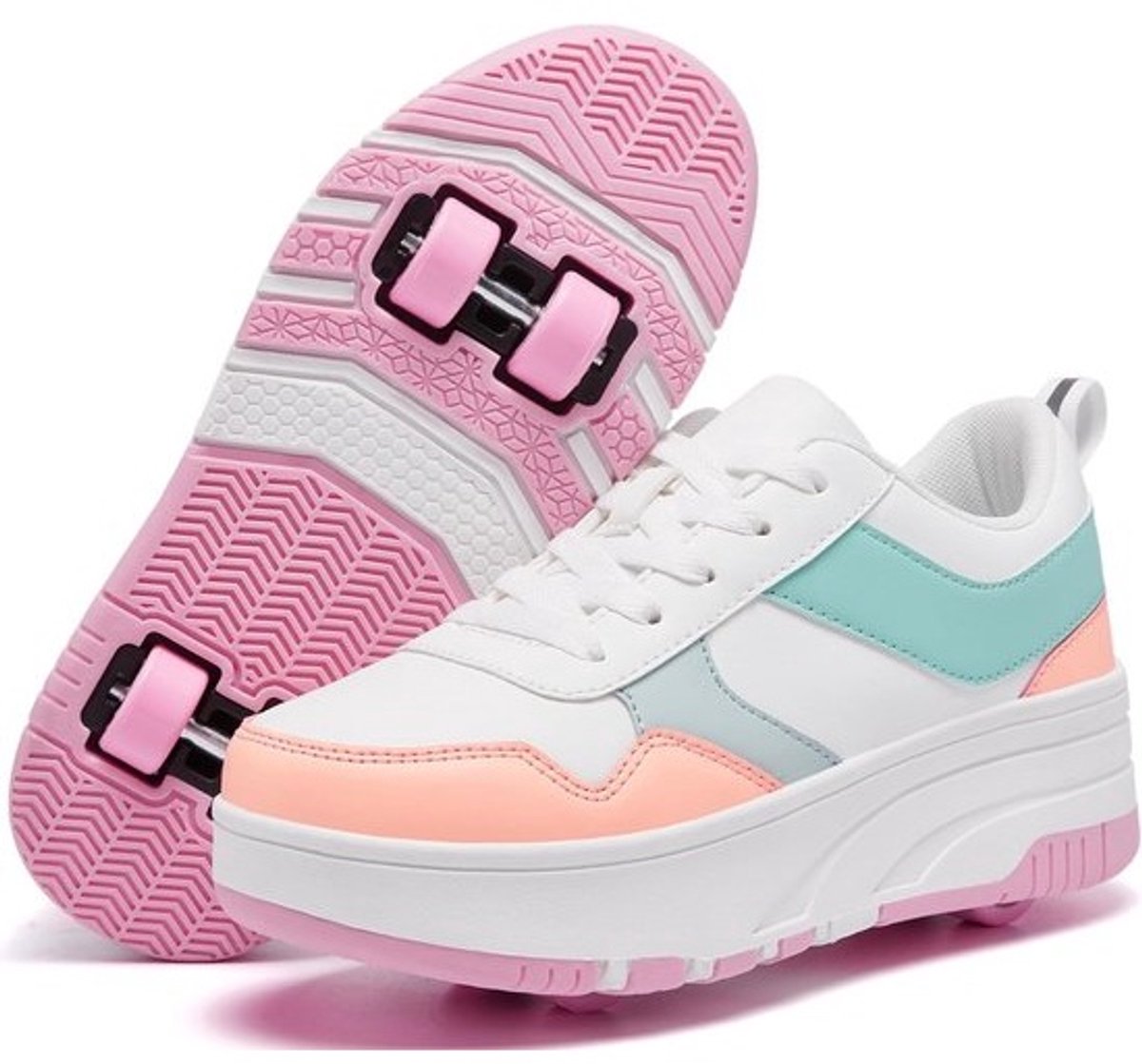 Schoenen met Wieltjes voor Kinderen - Sneakers met Afneembare Rollers voor Jongens en Meisjes