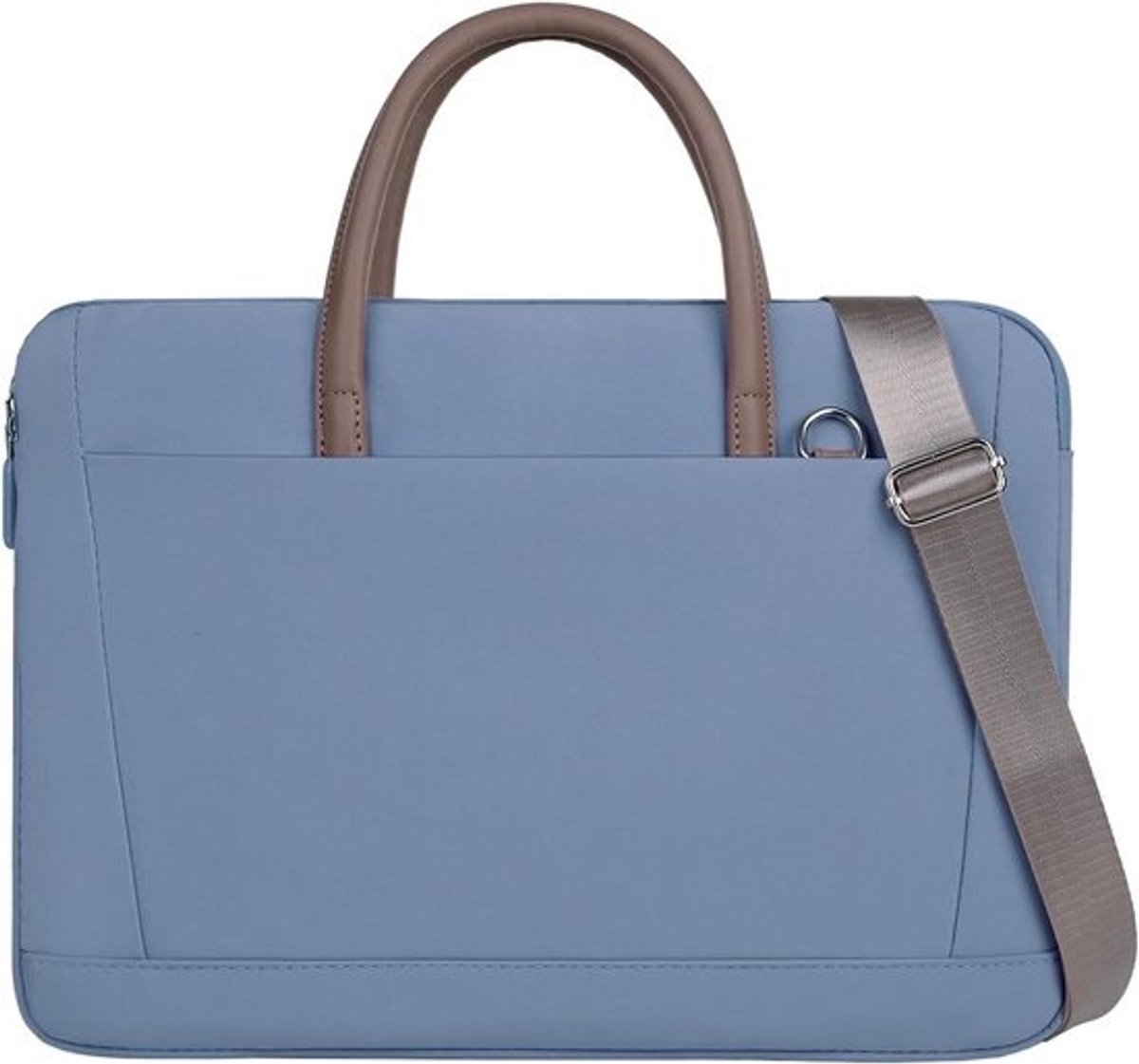 Laptoptas - Schoudertas Laptop - Bescherming Laptop - Waterdicht Oxford Doek - Tot 16.1 inch - Zwart