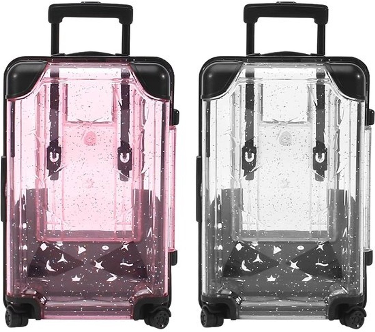 Creatieve Mini-Koffer Geschenkdoos - 2 Stuks Reiscadeau en Spaarpot
