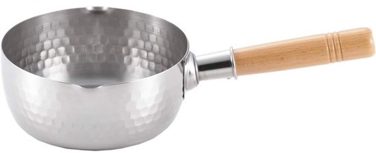 Yukihira steelpan 1,2 liter - veelzijdige kookpan voor Japanse gerechten