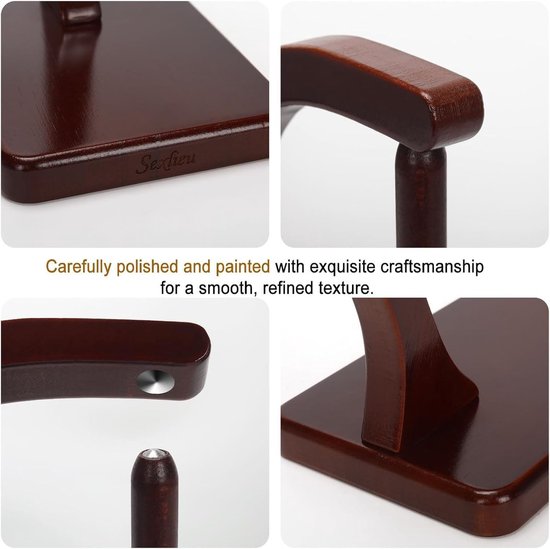 Grote Houten Wolhouder met Magnetische Rol, Ideaal voor Breien en Haken, Perfecte Accessoire en Cadeau voor Creatieve Handwerken — afbeelding 4