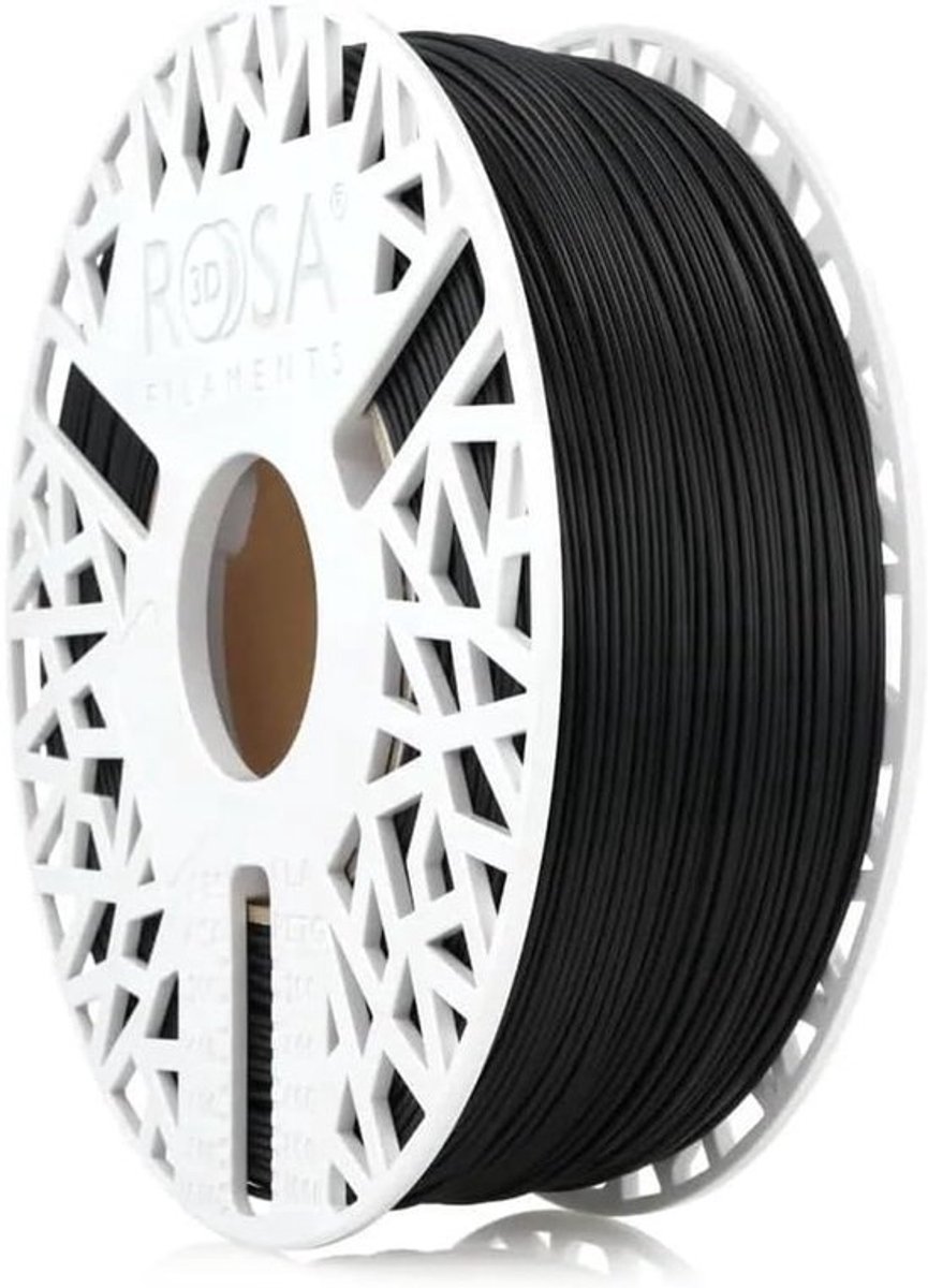 ABS+ 3D Printer Filament 1.75mm Zwart 1kg - Sterk en Duurzaam Materiaal voor Professioneel Printen