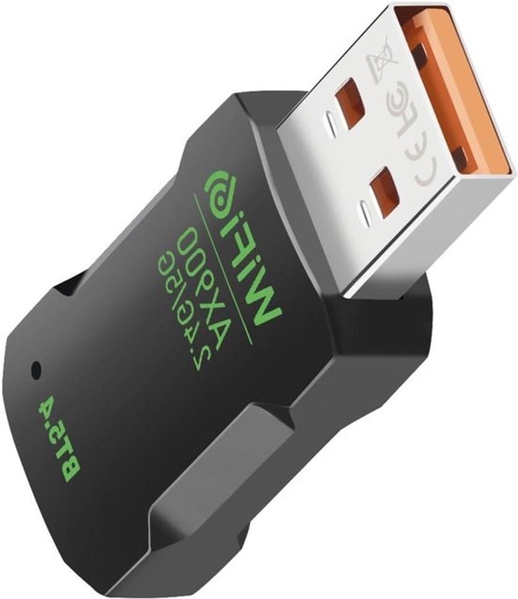 USB WiFi en Bluetooth Adapter 2-in-1 Dual Band 900Mbps voor PC en Laptop