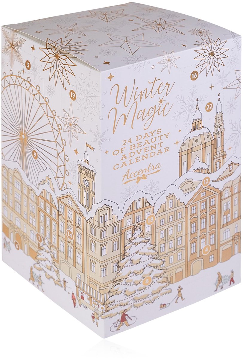 Famanu – Adventskalender voor dames met 24 wellness- en lichaamsverzorgingsproducten, ideaal voor de feestdagen