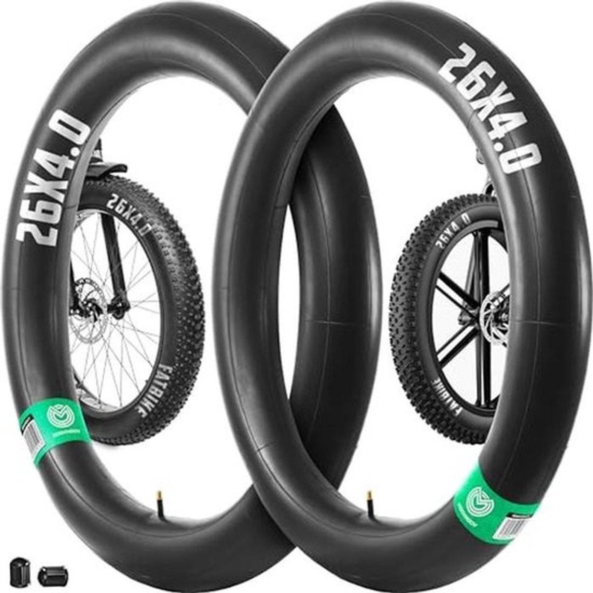 Binnenbanden 26x4 Inch Set van 2 voor Fatbike en MTB - Geschikt voor Brede Wielen