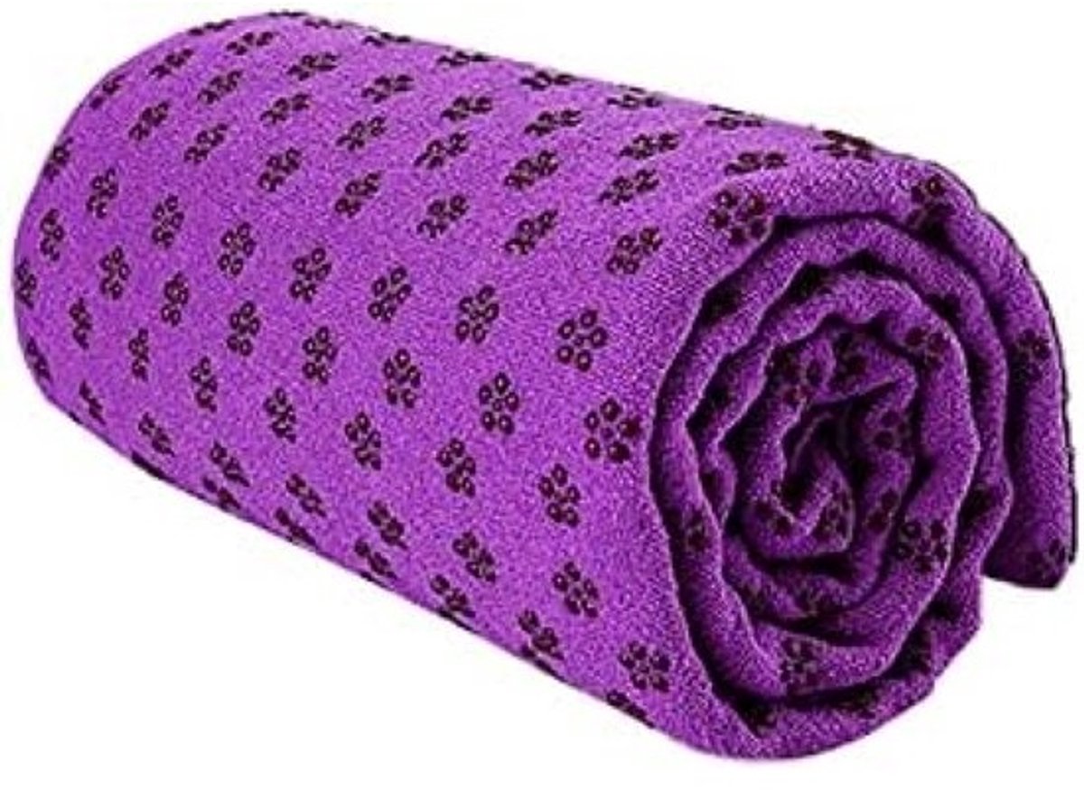 Antislip Microvezel Yoga Handdoek 183x63cm - Klassiek Lila