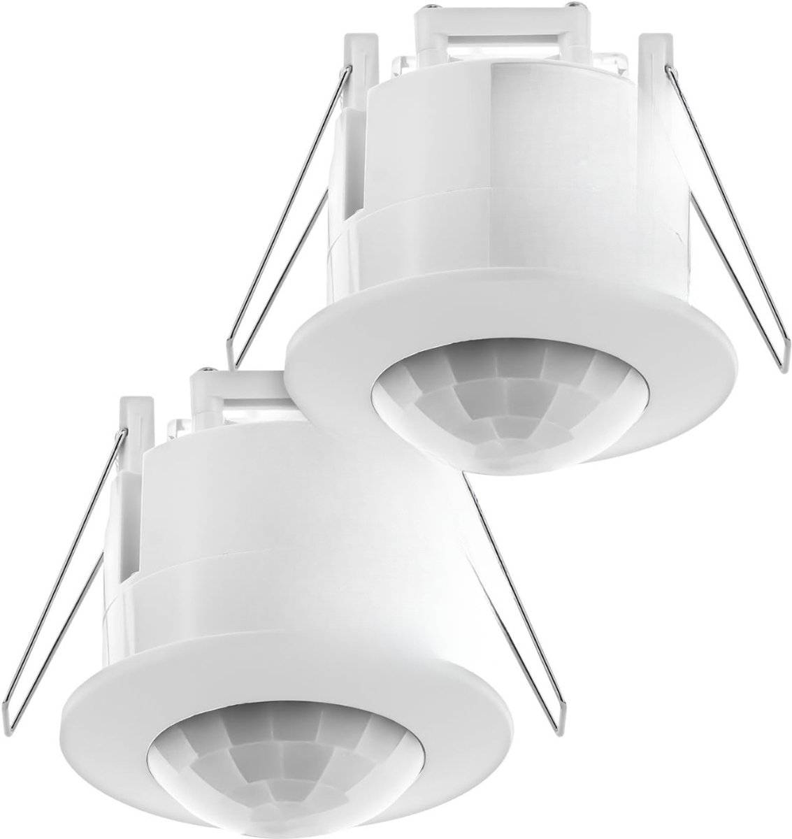 KIRA® Buitenlamp met Bewegingssensor - Bewegingssensor - 360° Kijkhoek - Bewegingsmelder - Wit - 8cm x 8cm x 8cm