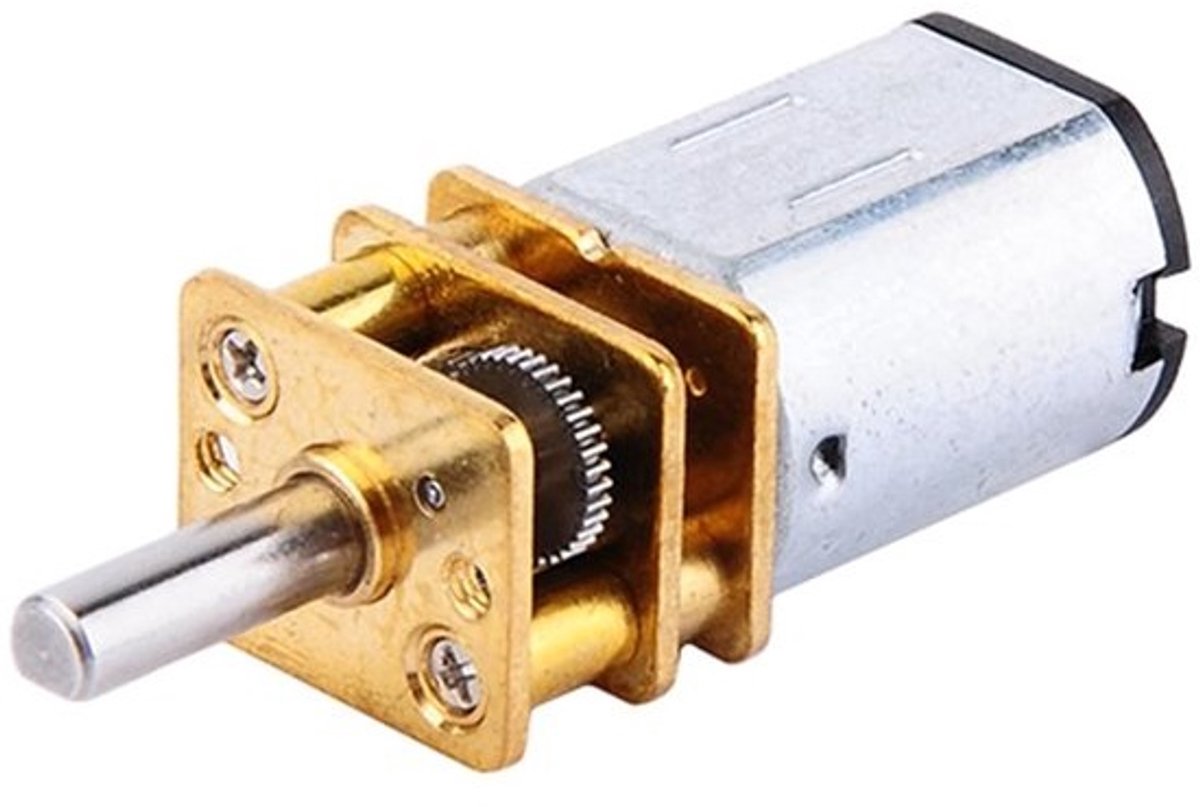 Dailygoods - DC 12V Micro Speed Reductie-motor - Koppel Transmissiemotor - Duurzaam en Licht - Metalen Aandrijving - 300RPM - Geschikt voor Projecten