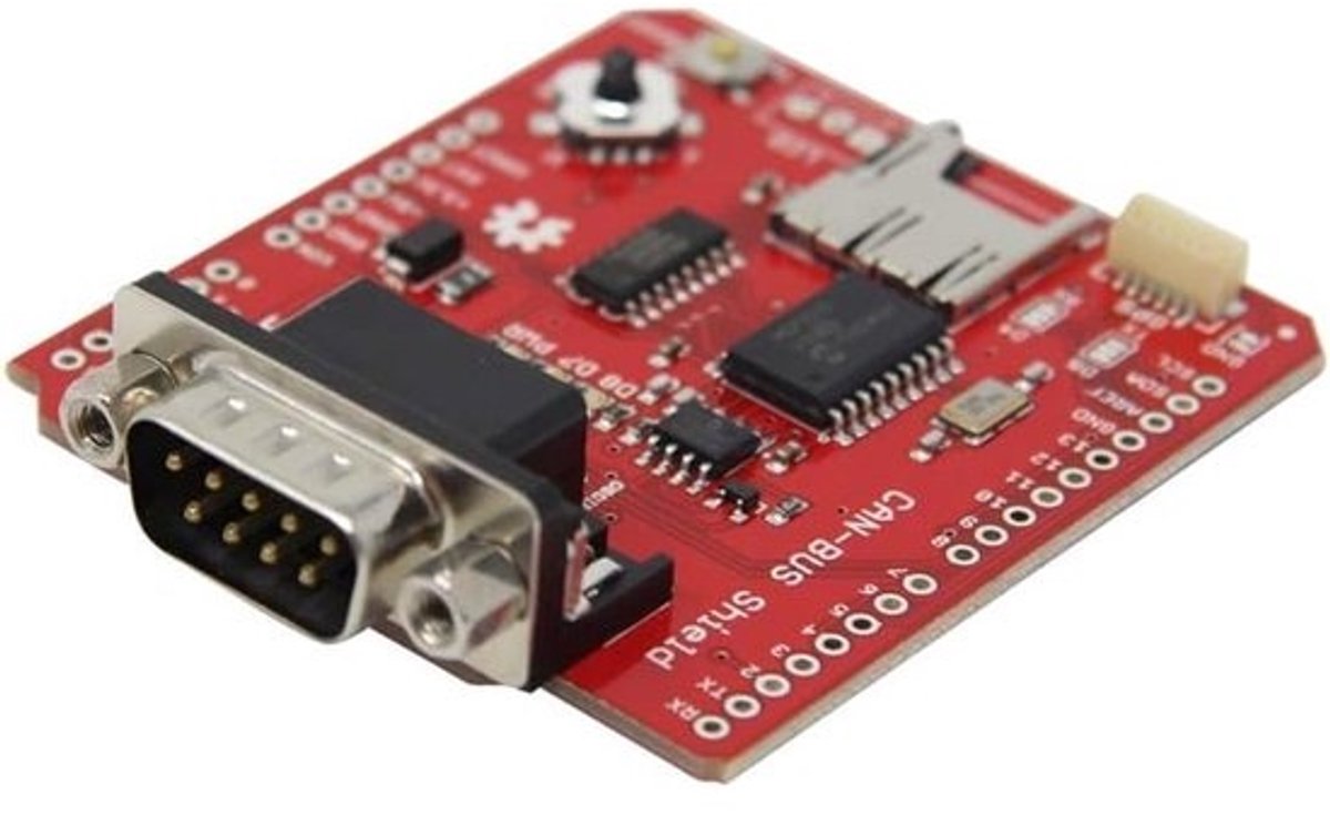 CAN-BUS Shield voor Arduino voor voertuigdiagnostiek en datalogging