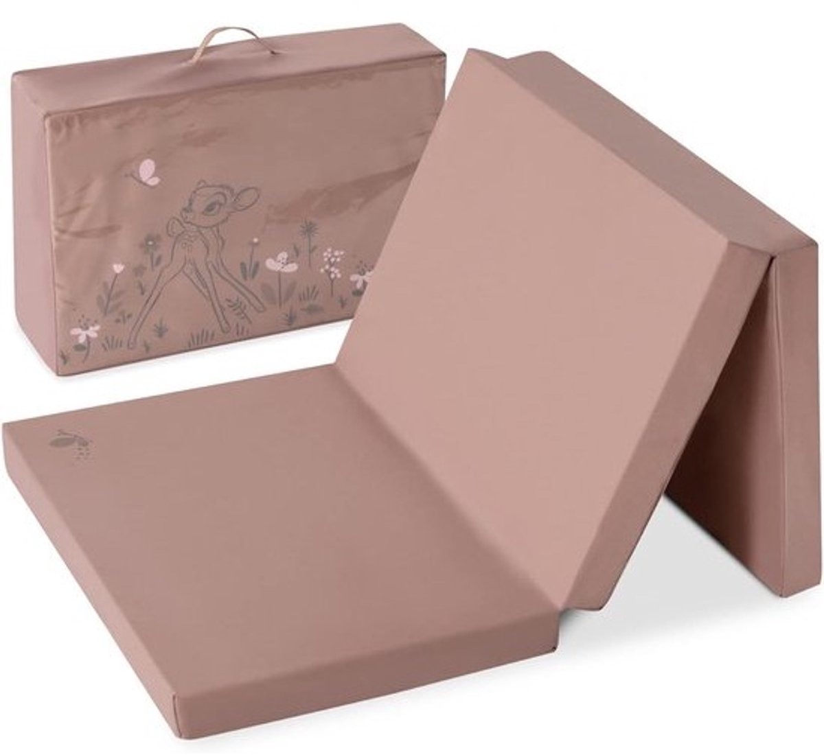 Opvouwbaar Reiswieg Matras 60x120 cm - Zacht en Ademend Schuim Kussen voor Campingbedje en Speeltent
