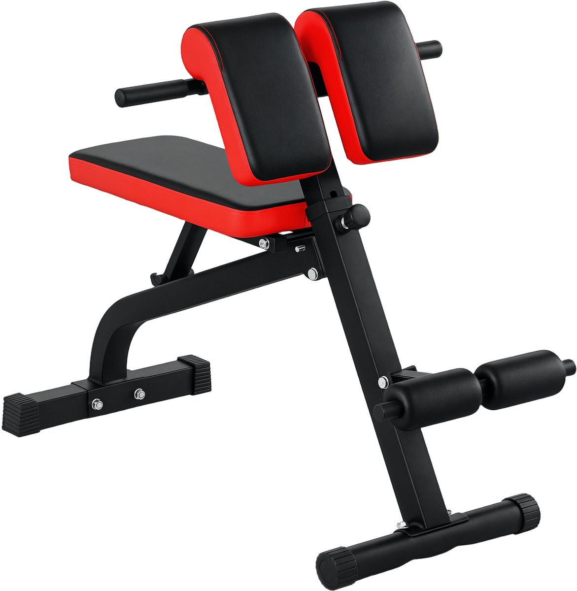 Romeinse stoel - hyperextensiebank en gewichtsbank - opvouwbare trainingsbank - multifunctionele fitnessbank tot 300 kg