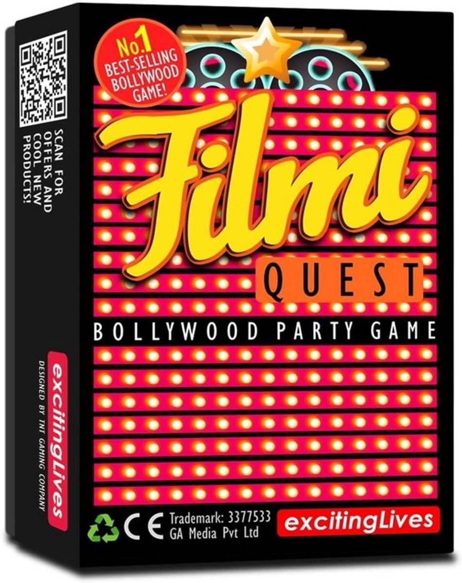 Bollywood Film Party Spel: Trivia & Actie Spel voor Familie en Vrienden