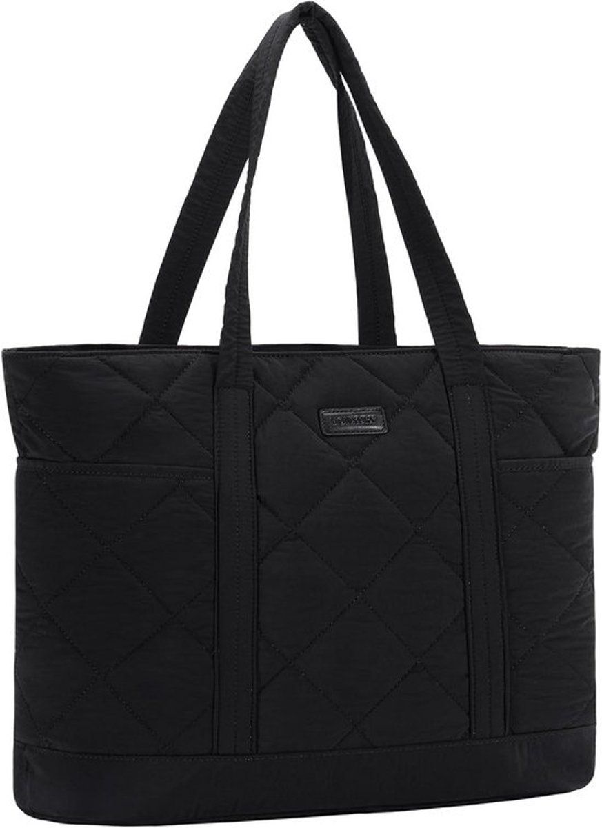 Grote Dames Tote Bag Werktas Lichtgewicht met 15.6 Inch Laptopvak voor Kantoor en Reizen