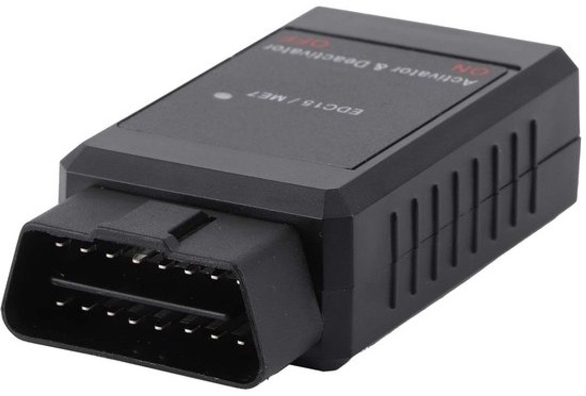 Wegrijonderbreker uitschakelen - OBD2 immobilisatiesysteem - Diagnostisch gereedschap - Zwart - Deactivator aandrijfbox - Geschikt voor E