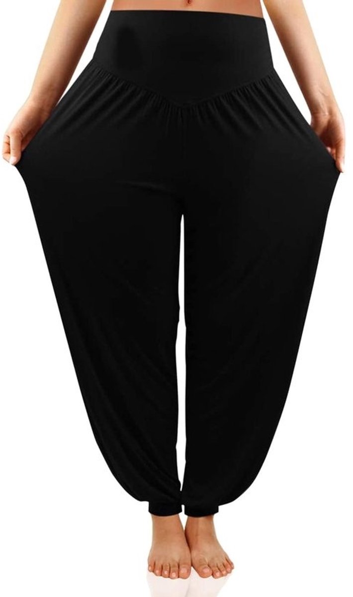 Dames Yogabroek - Harembroek Sport - Ontspanning en Fitness - Hoge Elastische Band