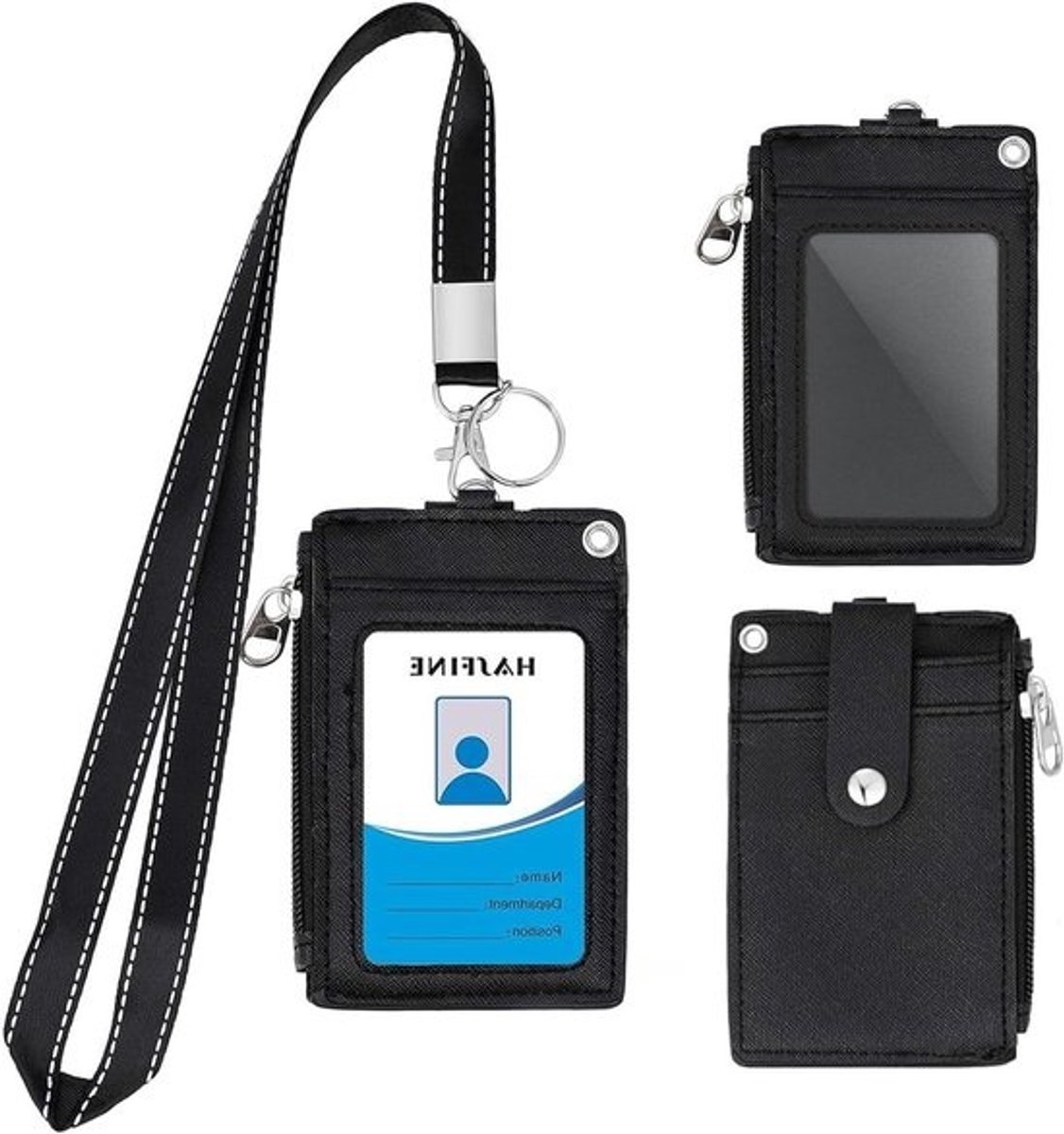 Anti-Diefstal RFID Tas voor Reizen, Polstas, Kleine Tas voor Mannen en Vrouwen, Creditcardhouder en Portemonnee met Bescherming