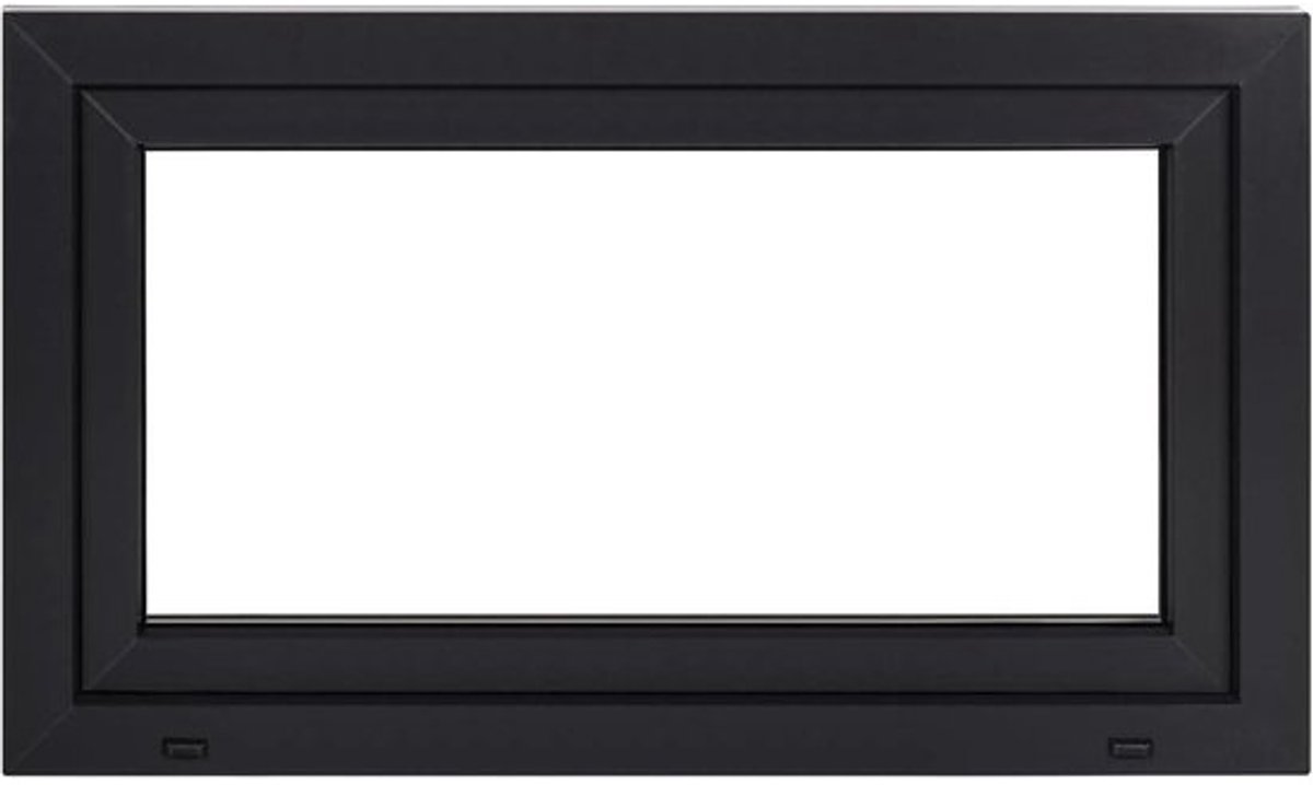 Kunststof raam - PVC venster - Woning verbetering - Draai-kantel functie - 120 x 65 cm - Wit antraciet