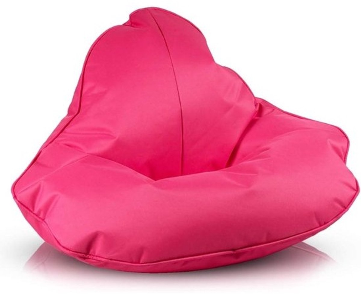 Zitzak Kikker - Peervormig kussen - Ontspannen thuis - Ergonomisch design - 120 x 80 cm - Roze