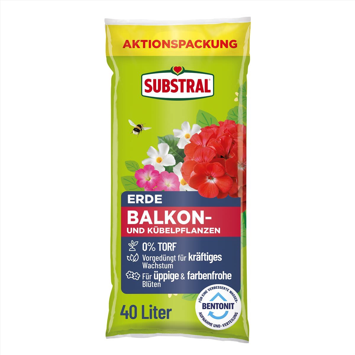 Substral Balkon- en Kuipplantenaarde Turfvrij 40 Liter