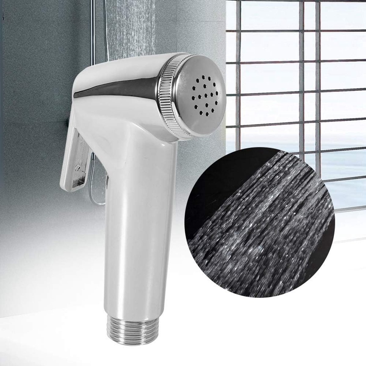 Handheld Bidet Sprayer - RVS Hand Bidet Kraan voor Badkamer, Verstelbare Douchespray, Makkelijk Schoonmaken en Hygiënisch Gebruik