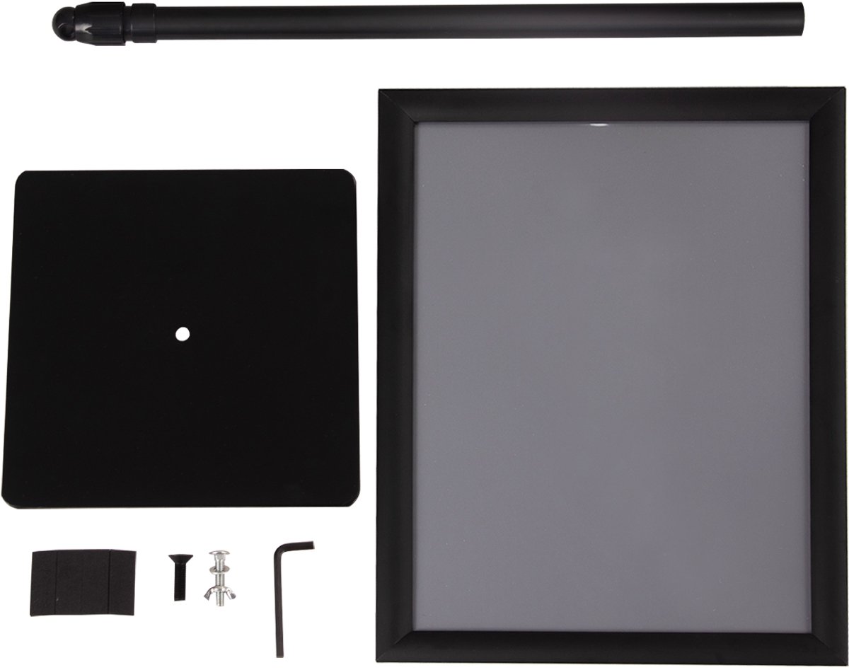 SureDeal® - Presenter - Infostandaard Informatiestandaards Hoogte - 42x29,5 cm - zwart
