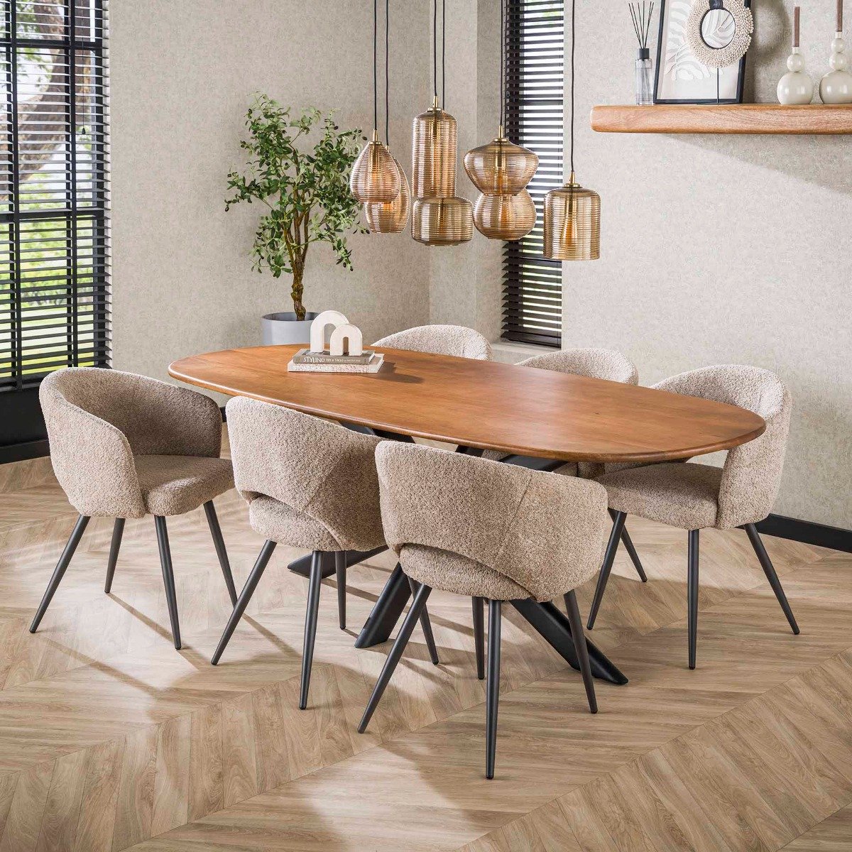 AnLi Style Eettafel Cliff 180
