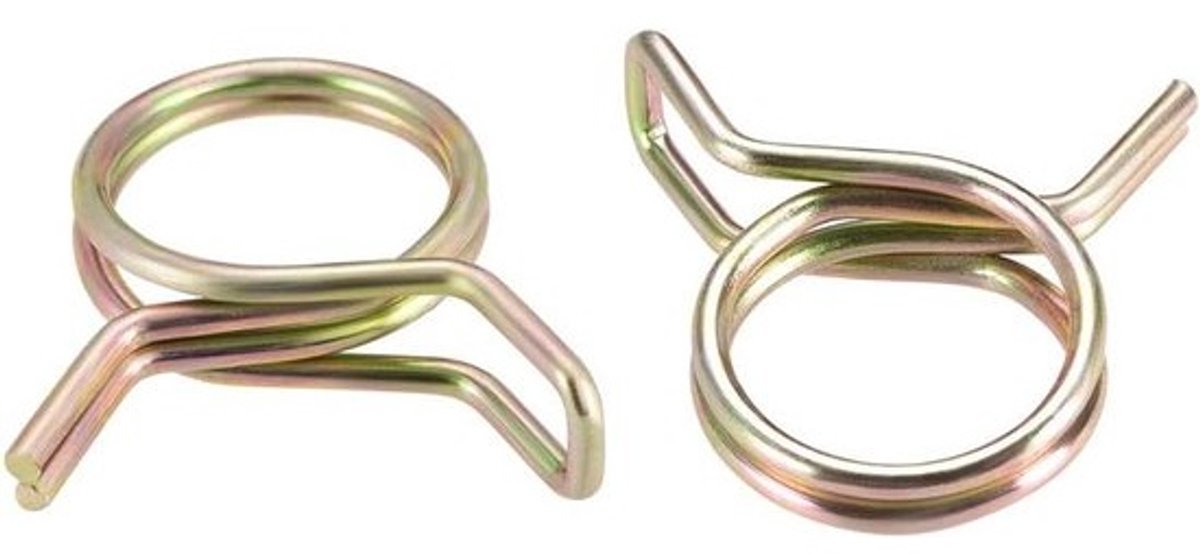 Slangklemmen - Slangklemmen - Slangen Bevestigen - Siliconen Materiaal - 10 mm - Zwart