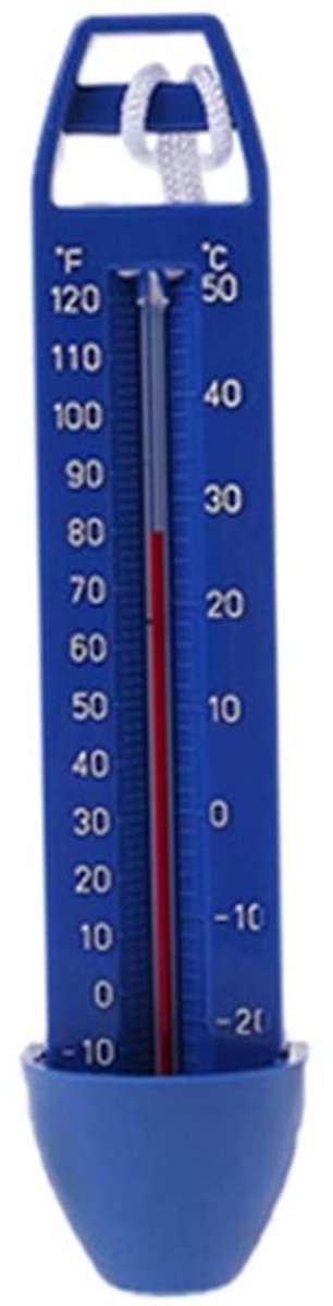 Drijvende Thermometer - Water Temperatuurmeter - Zwembad Vijver Meten - Eenvoudig Afleesbaar - 17 cm