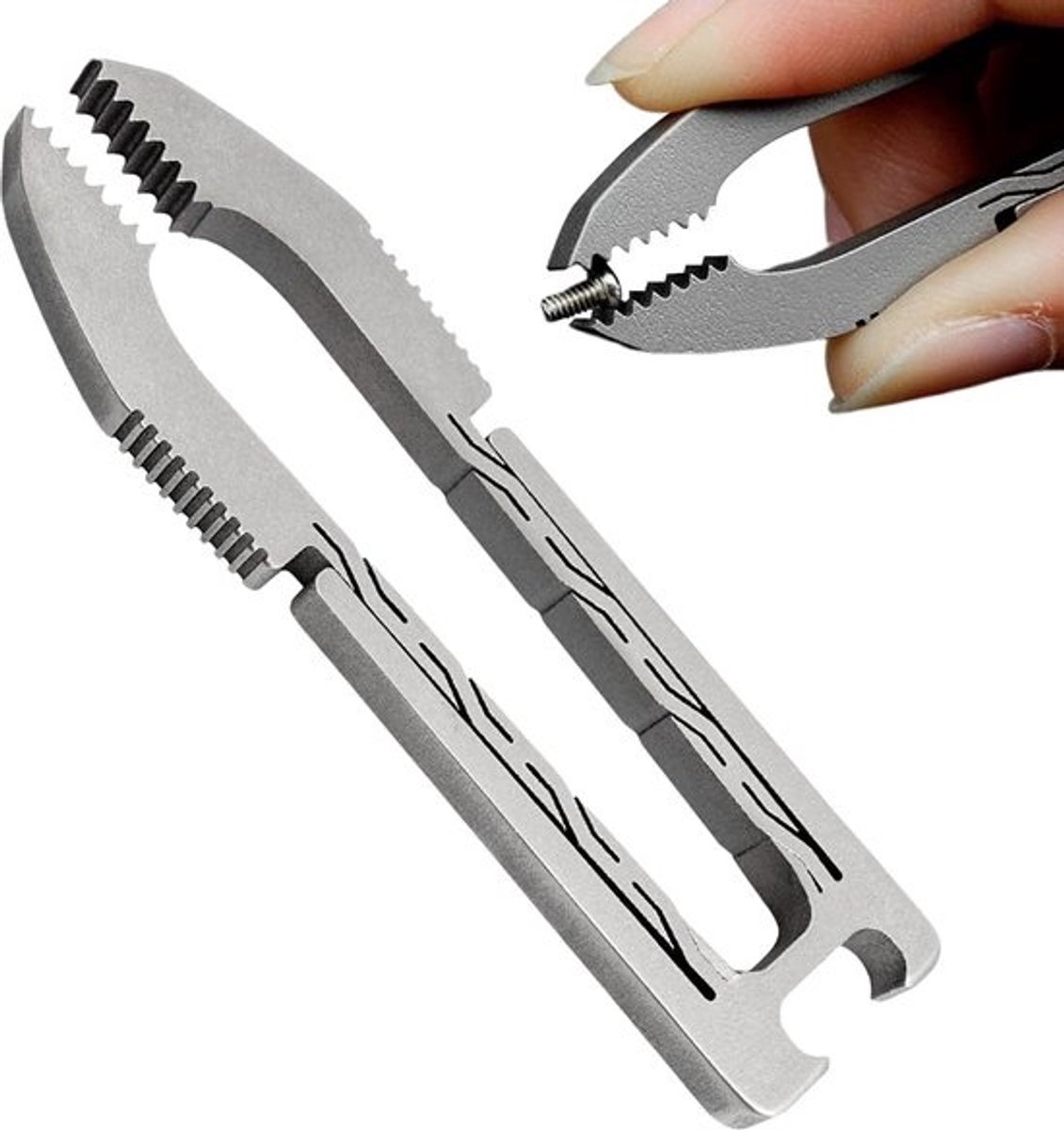 Precisie Pincet - Kleine Tang - Nauwkeurig Werk - Ingebouwde Flesopener - 68 x 16 x 4 mm