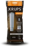 Krups Aqua Filter F088, originele accessoire voor espressomachines. Grijs filter in verpakking.