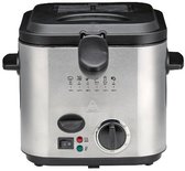 Silvercrest - RVS mini-frituurpan - 1L - traploos instelbaar Max 190 °C - 1 persoons - handig ook voor bijv. camping - 900W - Slechts enkele aantallen voor september introductie aanbieding!!!