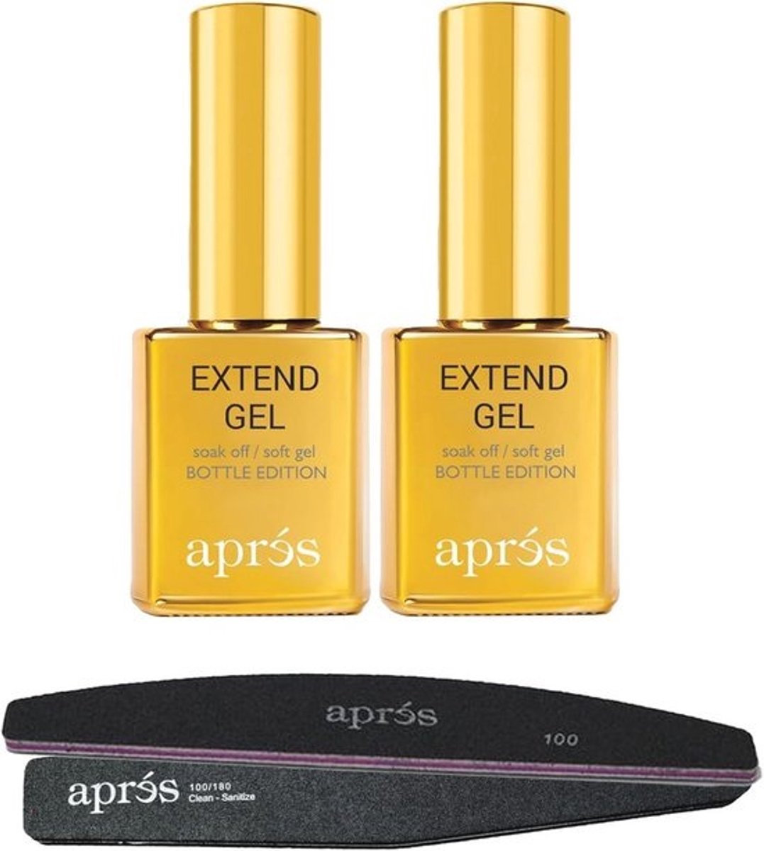 Nagelverzorgingsset met Gel en Vijl - 2-Pack voor Perfecte Nagels