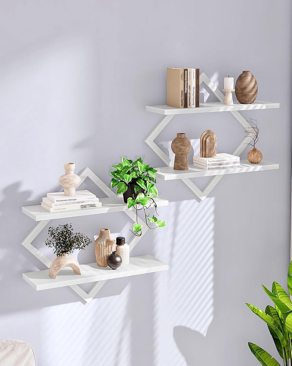 Drijvende Planken voor Wanddecoratie - Moderne Wandplanken voor Huiskamer, Slaapkamer en Keuken